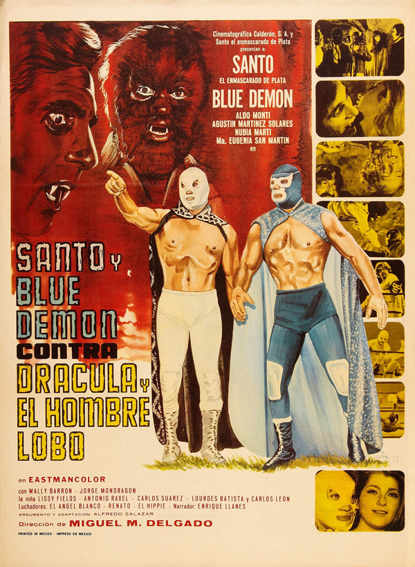 Santo BlueDemon Dracula WolfMan Poster01.jpg